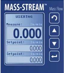 MASS-STREAM Thermal Mass Flow display