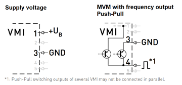Electrical connection PN