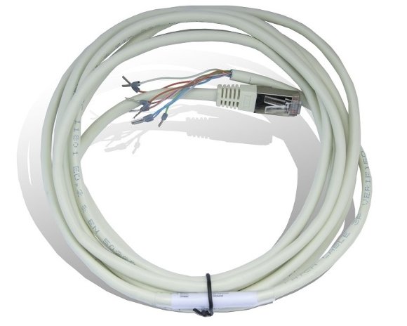 Verbindungskabel RJ-45 männlich losem Ende, 3 Meter / 10 ft [7.03.419]