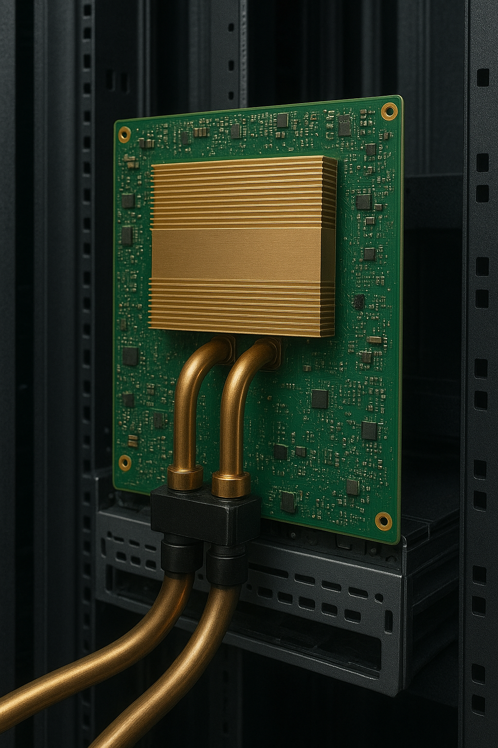 direct-to-chil cooling with magnetic flow meter