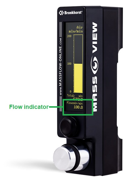 MASS-VIEW Flow Indicator
