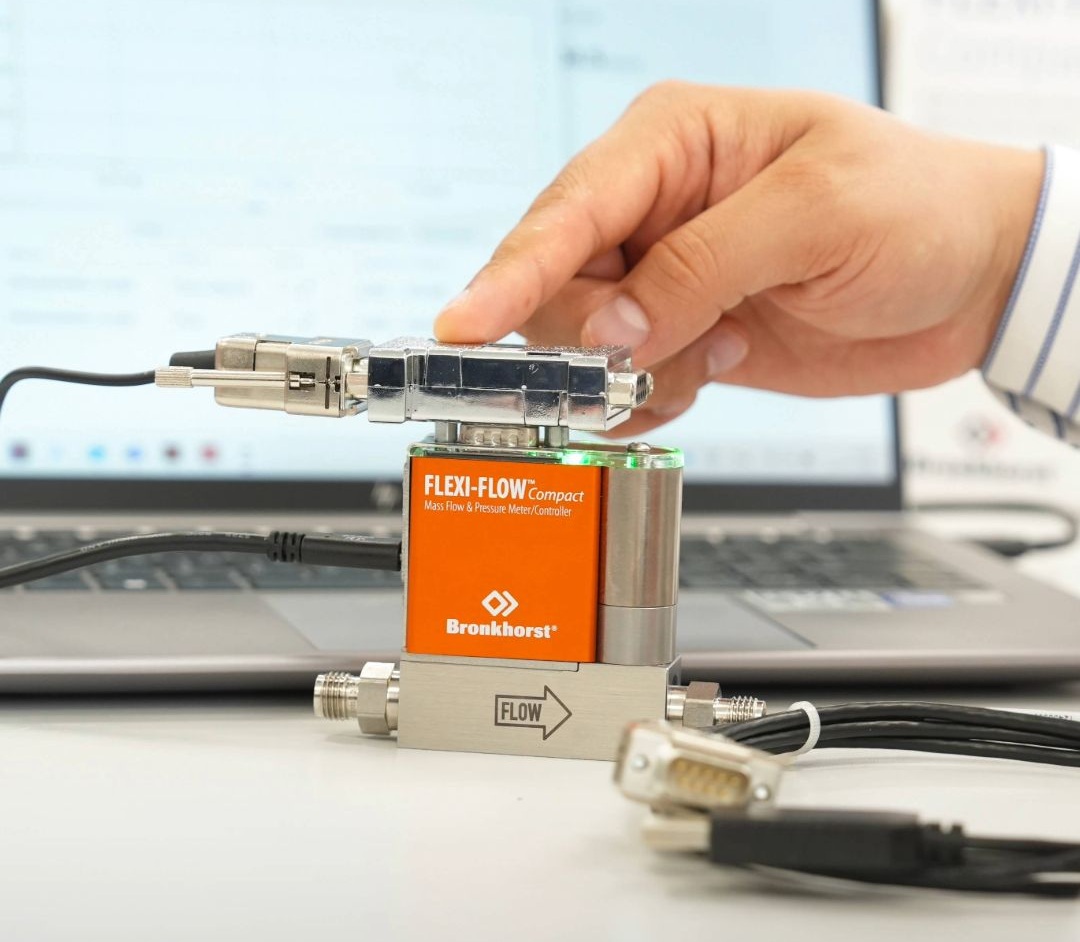 mass flow meter hookup pc