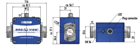 MVM-200-PN dimensions