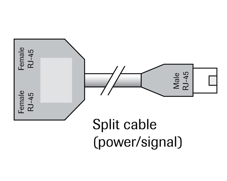 Modular RJ-45 Y-cable splitter [7.03.241]