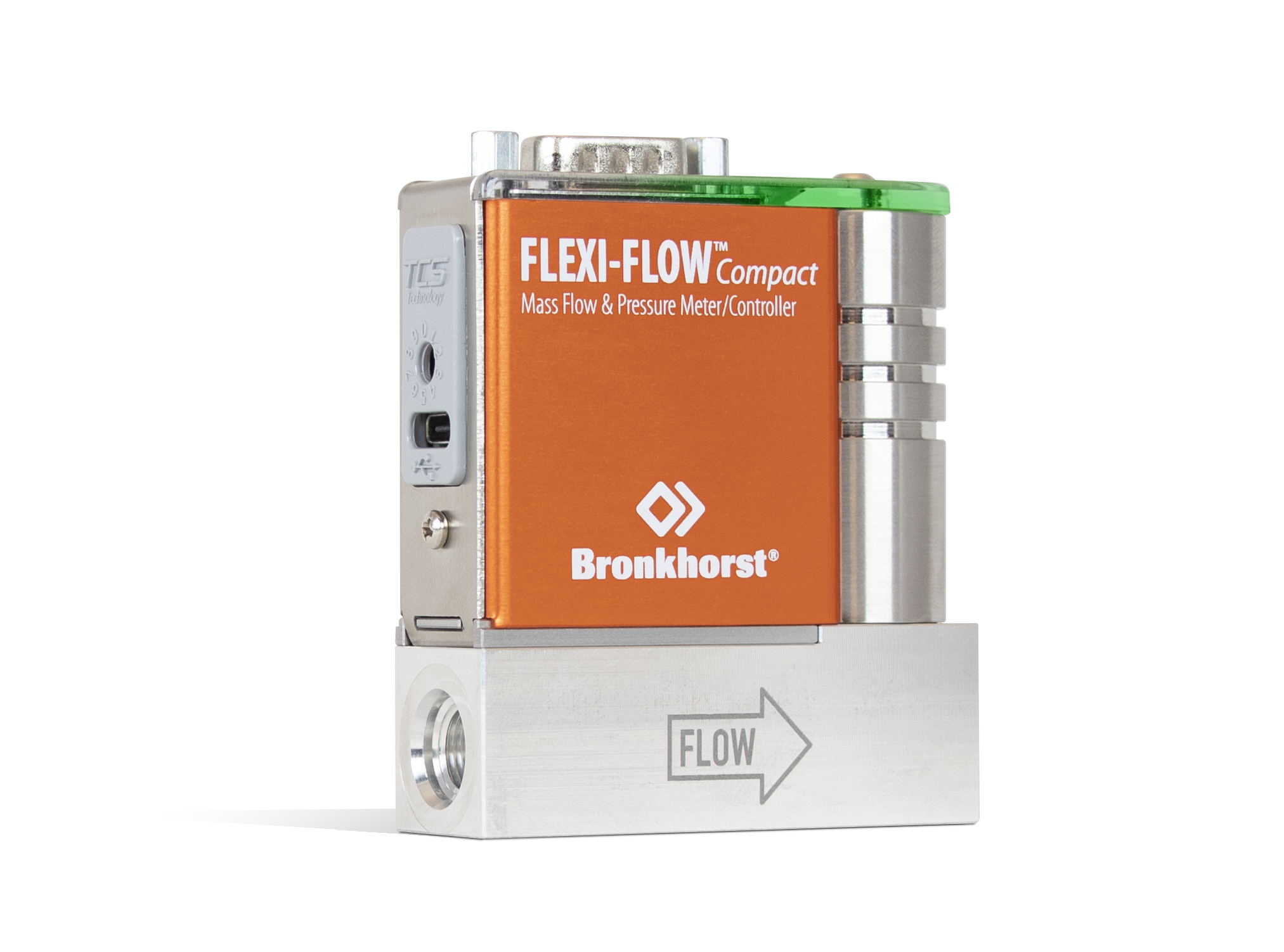 Smart Thermal Mass Flow Meter 5 ln/min FF-107 - Mass Flow Online